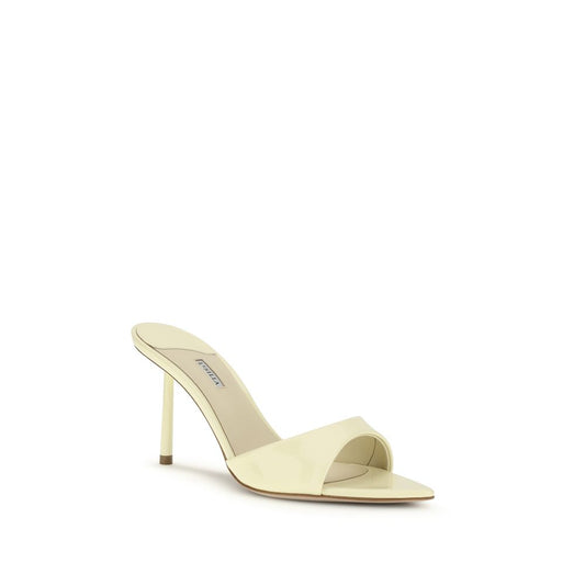 LE SILLA Bicolor Calf Leather Bos Taurus Stiletto Heel Sandals Curated Luxury Accessories by Orvyn