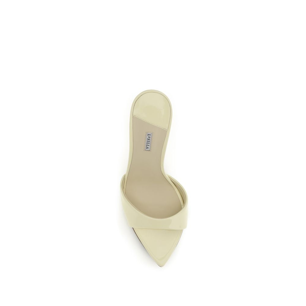 LE SILLA Bicolor Calf Leather Bos Taurus Stiletto Heel Sandals Curated Luxury Accessories by Orvyn
