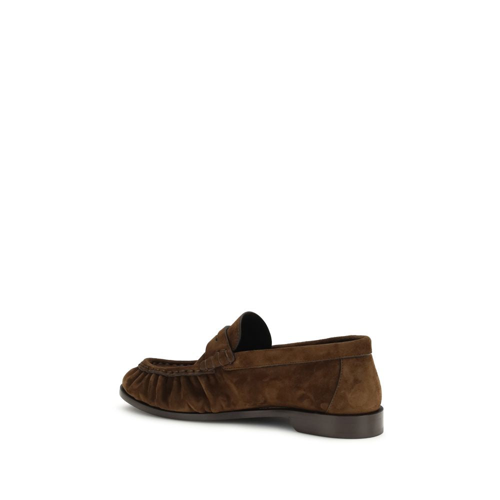 Saint Laurent Brown Le Loafer Slip-On Loafers