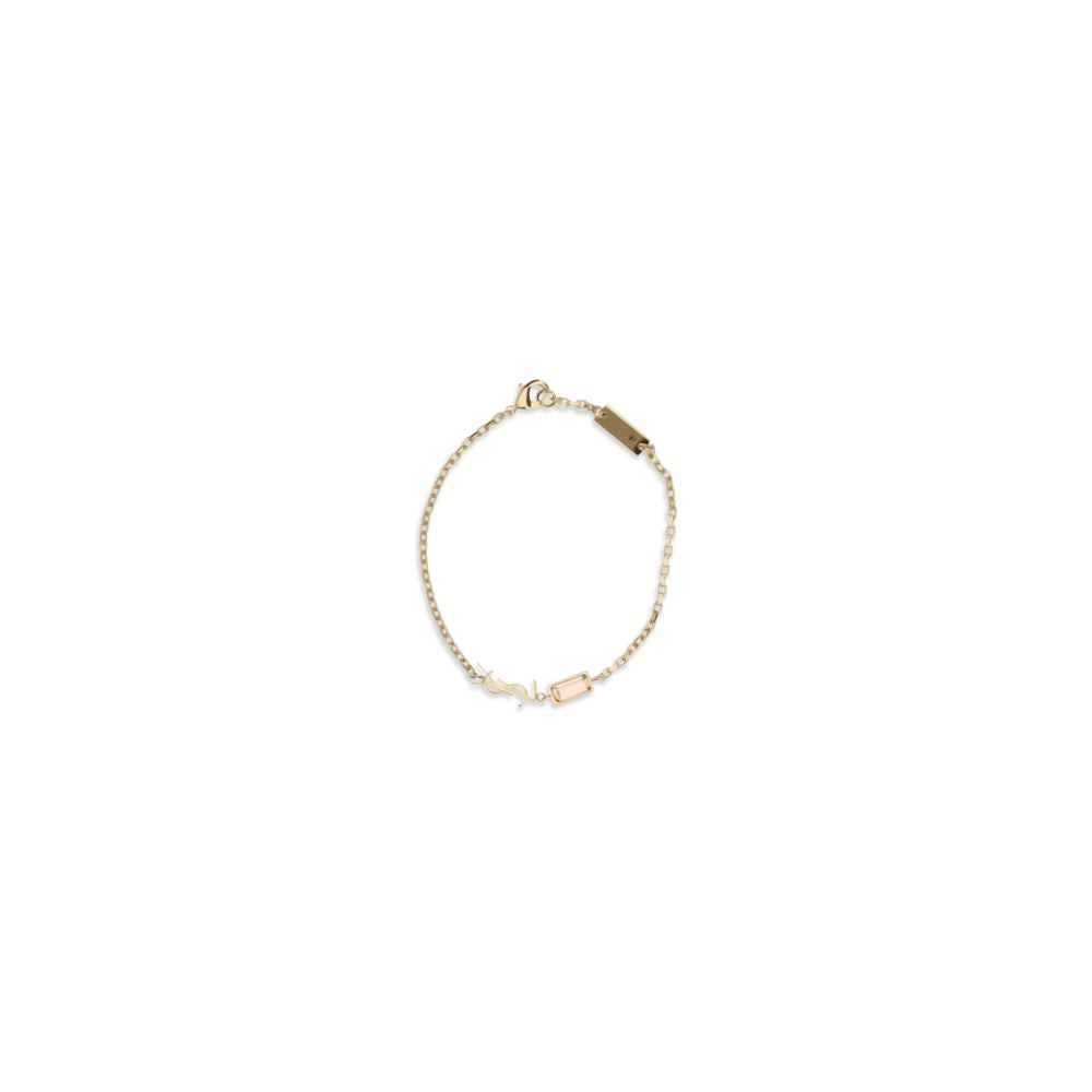Saint Laurent Gold Brass Bracelet Curated Luxury Accessories by Orvyn