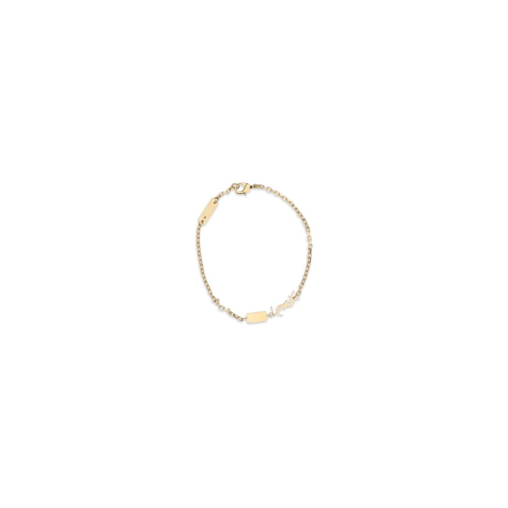 Saint Laurent Gold Brass Bracelet Curated Luxury Accessories by Orvyn