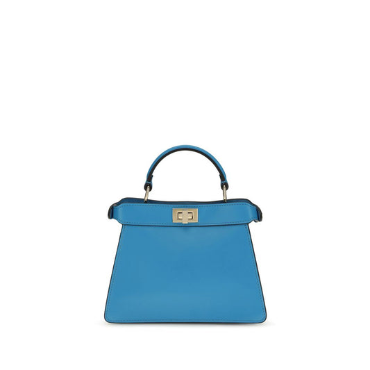 discover authentic Fendi Blue Peekaboo ISeeU Petite Handbag curated by Orvyn luxury accessories