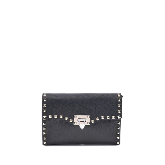 discover authentic Valentino Garavani Black Calf Leather Bos Taurus Shoulder Bag curated by Orvyn luxury accessories