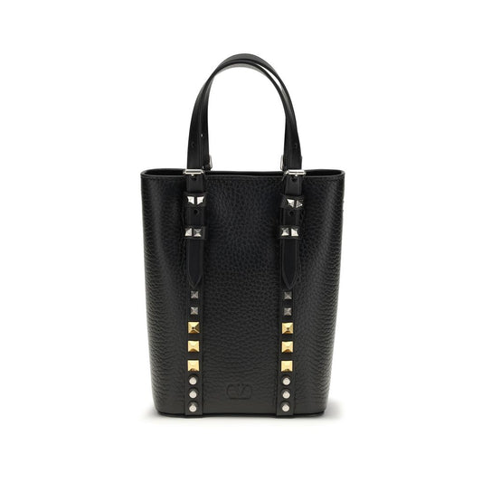 Valentino Garavani Black Calf Leather Bos Taurus Other Accessories Curated Luxury Accessories by Orvyn