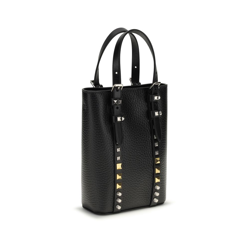 Valentino Garavani Black Calf Leather Bos Taurus Other Accessories Curated Luxury Accessories by Orvyn