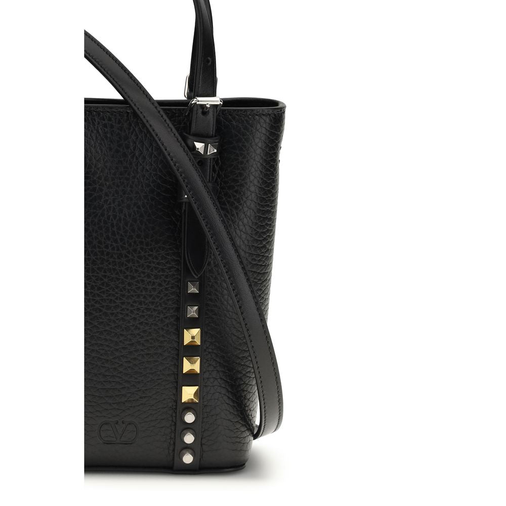 Valentino Garavani Black Calf Leather Bos Taurus Other Accessories Curated Luxury Accessories by Orvyn