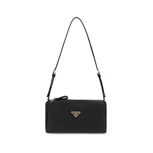 Prada Black Silk Shoulder Bag Curated Luxury Accessories by Orvyn