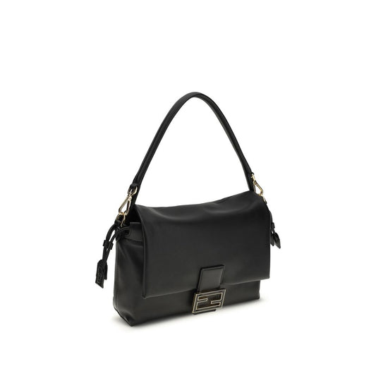 Fendi Black Mamma Baguette Shoulder Bag