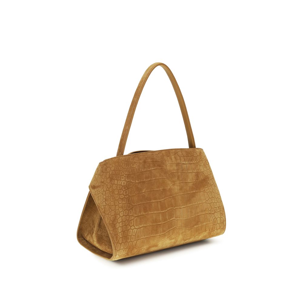 Ferragamo Beige Goatskin Shoulder Bag Curated Luxury Accessories by Orvyn