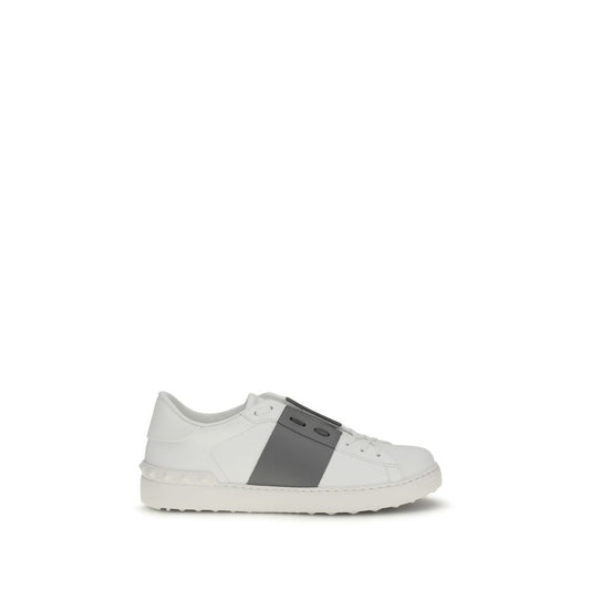 Valentino Garavani White Calf Leather Bos Taurus Low Top Sneakers Curated Luxury Accessories by Orvyn