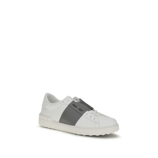 Valentino Garavani White Calf Leather Bos Taurus Low Top Sneakers Curated Luxury Accessories by Orvyn