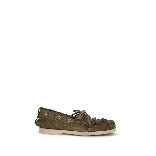 Golden Goose Bicolor Calf Leather Bos Taurus Slip-On Loafers Curated Luxury Accessories by Orvyn