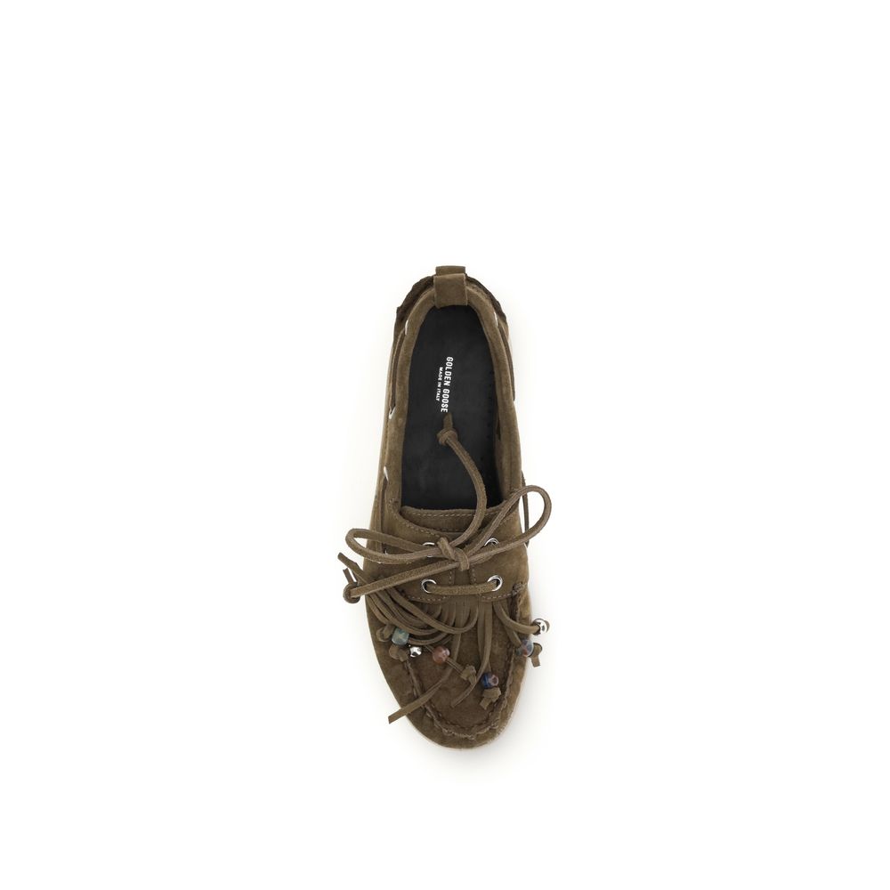 Golden Goose Bicolor Calf Leather Bos Taurus Slip-On Loafers Curated Luxury Accessories by Orvyn