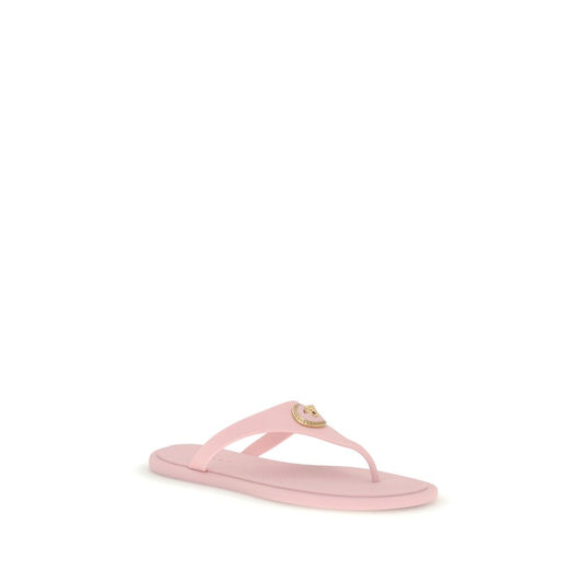Versace Multicolor Rubber Flip-Flop Sandals Curated Luxury Accessories by Orvyn
