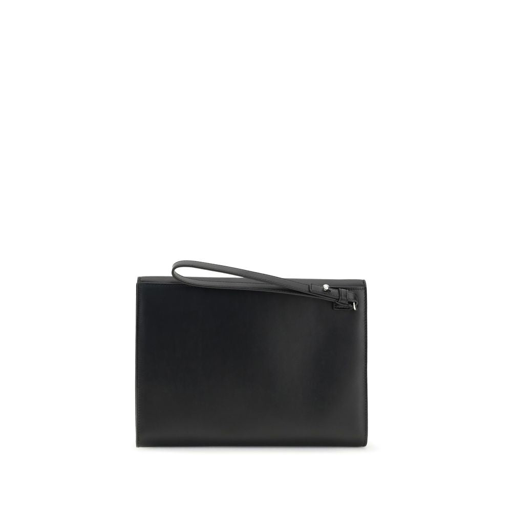 Ferragamo Black Calf Leather Bos Taurus Wallet Curated Luxury Accessories by Orvyn