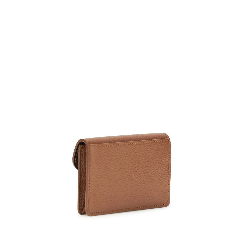 Ferragamo Brown Calf Leather Bos Taurus Wallet Curated Luxury Accessories by Orvyn