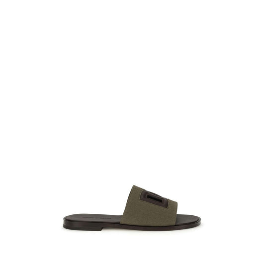 Dolce & Gabbana Bicolor Cotton Sandals Curated Luxury Accessories by Orvyn