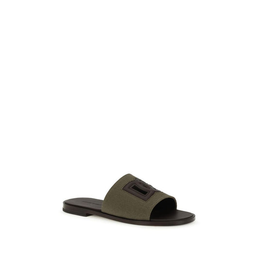 Dolce & Gabbana Bicolor Cotton Sandals Curated Luxury Accessories by Orvyn