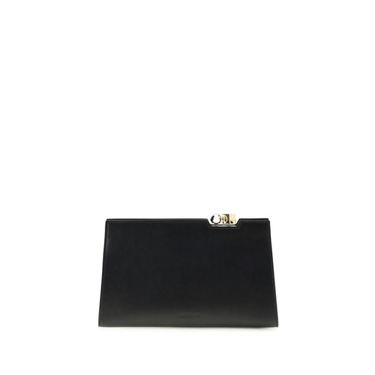 Jacquemus Black Calf Leather Bos Taurus Shoulder Bag Curated Luxury Accessories by Orvyn