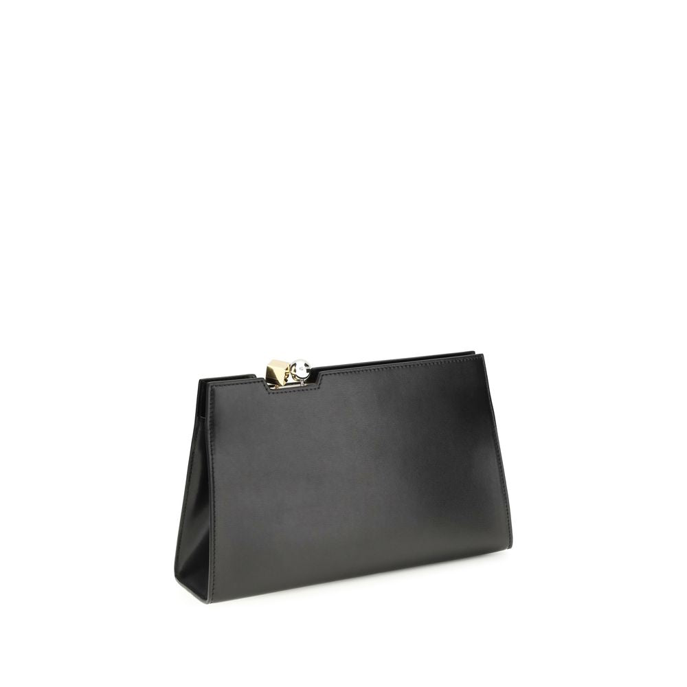 Jacquemus Black Calf Leather Bos Taurus Shoulder Bag Curated Luxury Accessories by Orvyn