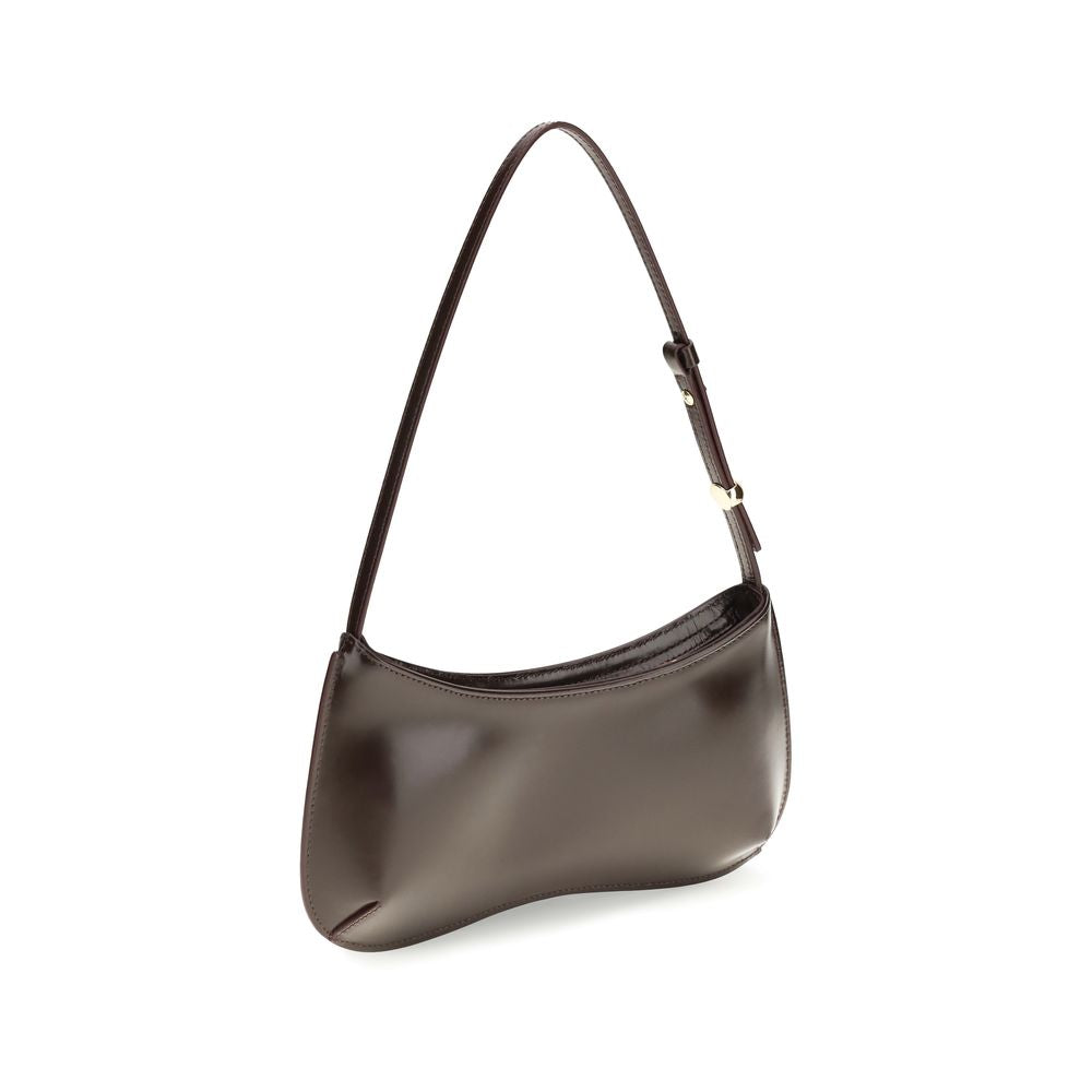 Jacquemus Brown Calf Leather Bos Taurus Shoulder Bag Curated Luxury Accessories by Orvyn