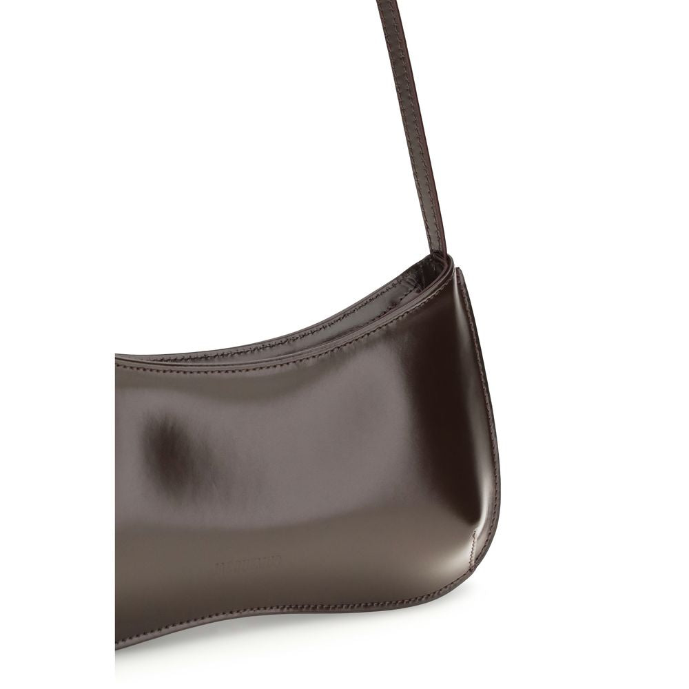 Jacquemus Brown Calf Leather Bos Taurus Shoulder Bag Curated Luxury Accessories by Orvyn