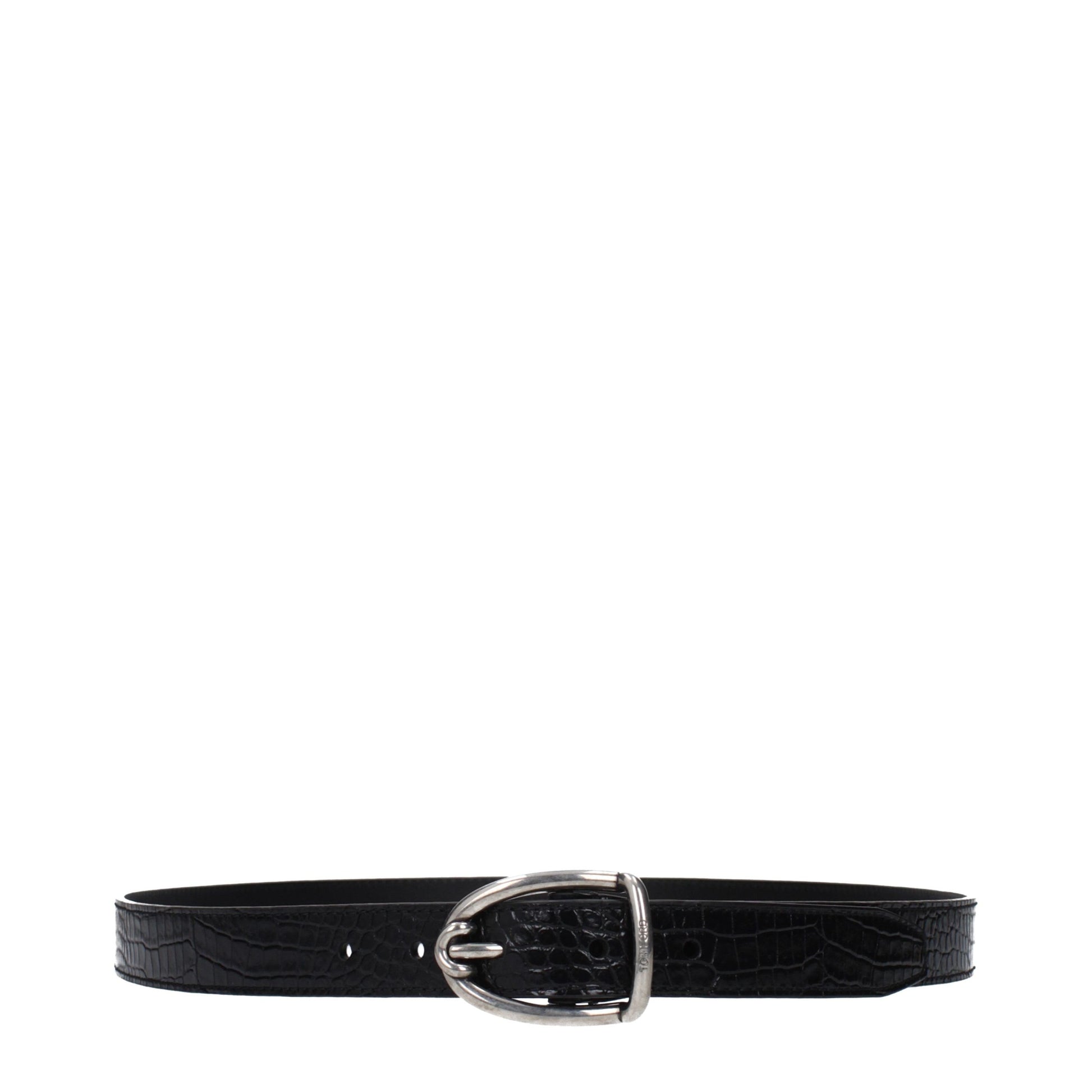 Tom Ford Black Leather Regular Belt Curated Luxury Accessories by Orvyn