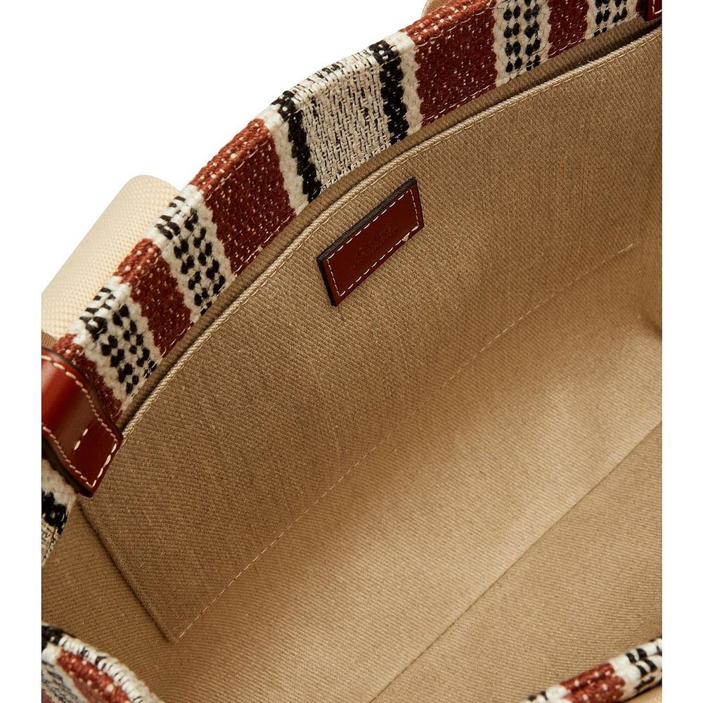Chloé Brown Linen Tote Bag Curated Luxury Accessories by Orvyn
