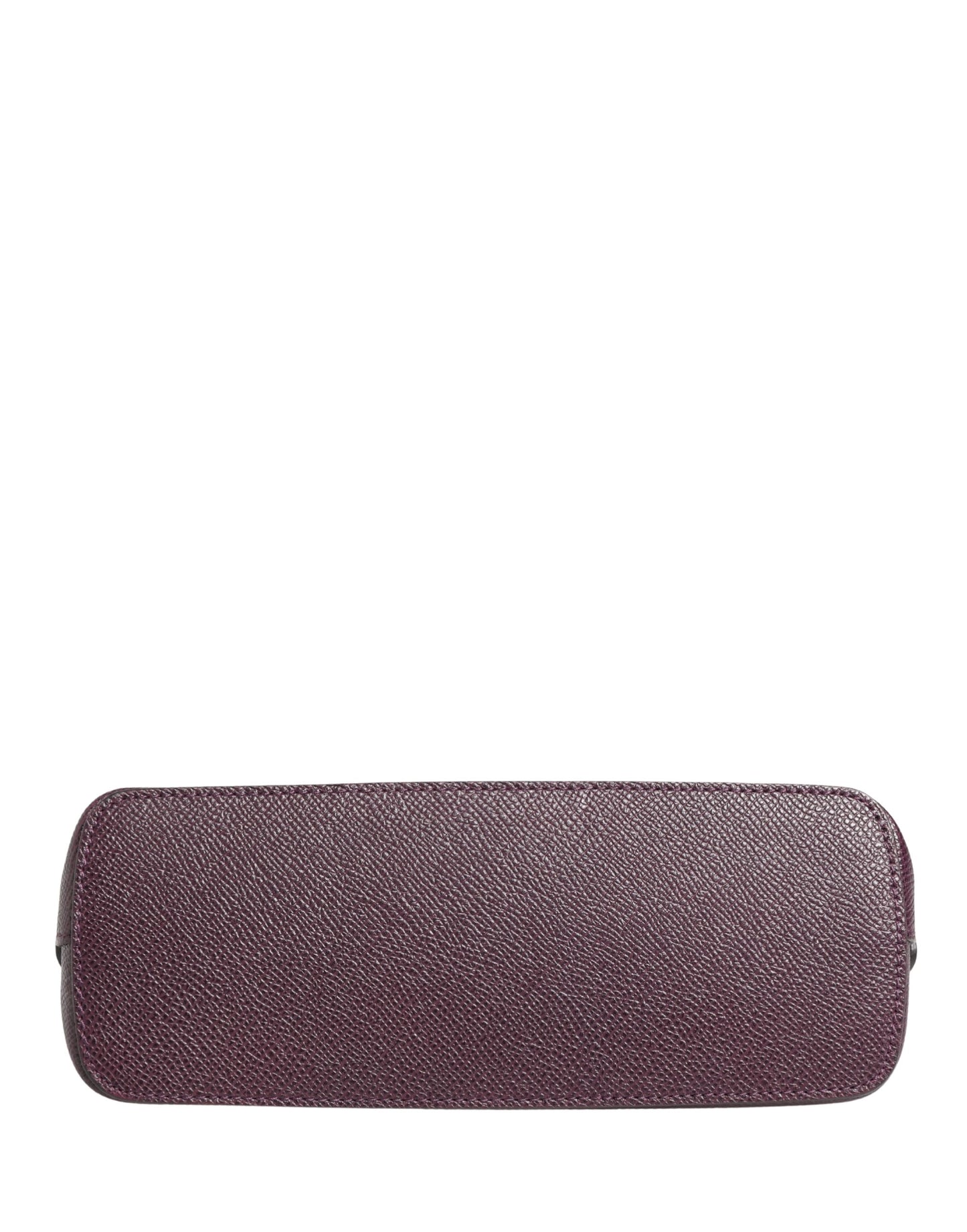 Dolce & Gabbana Dark Purple Leather DG Logo Zip Around Hand Purse Wallet Curated Luxury Accessories by Orvyn