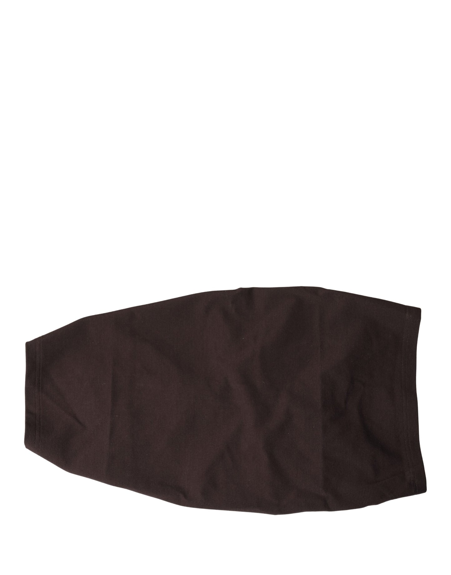 Dolce & Gabbana Brown Viscose Wide Belt Waist Cummerband Men Curated Luxury Accessories by Orvyn