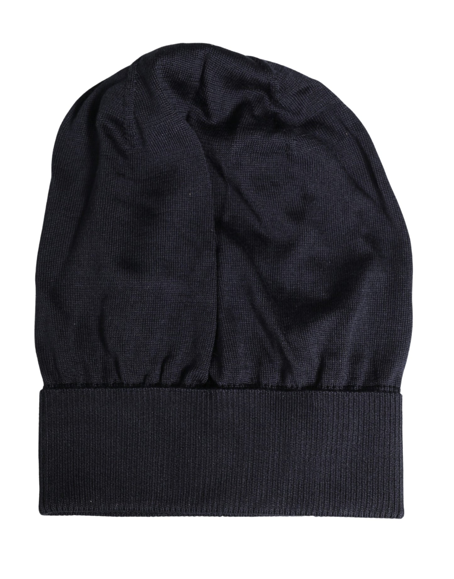 Dolce & Gabbana Black Solid Wool Knitted Winter Beanie Cap Hat Curated Luxury Accessories by Orvyn