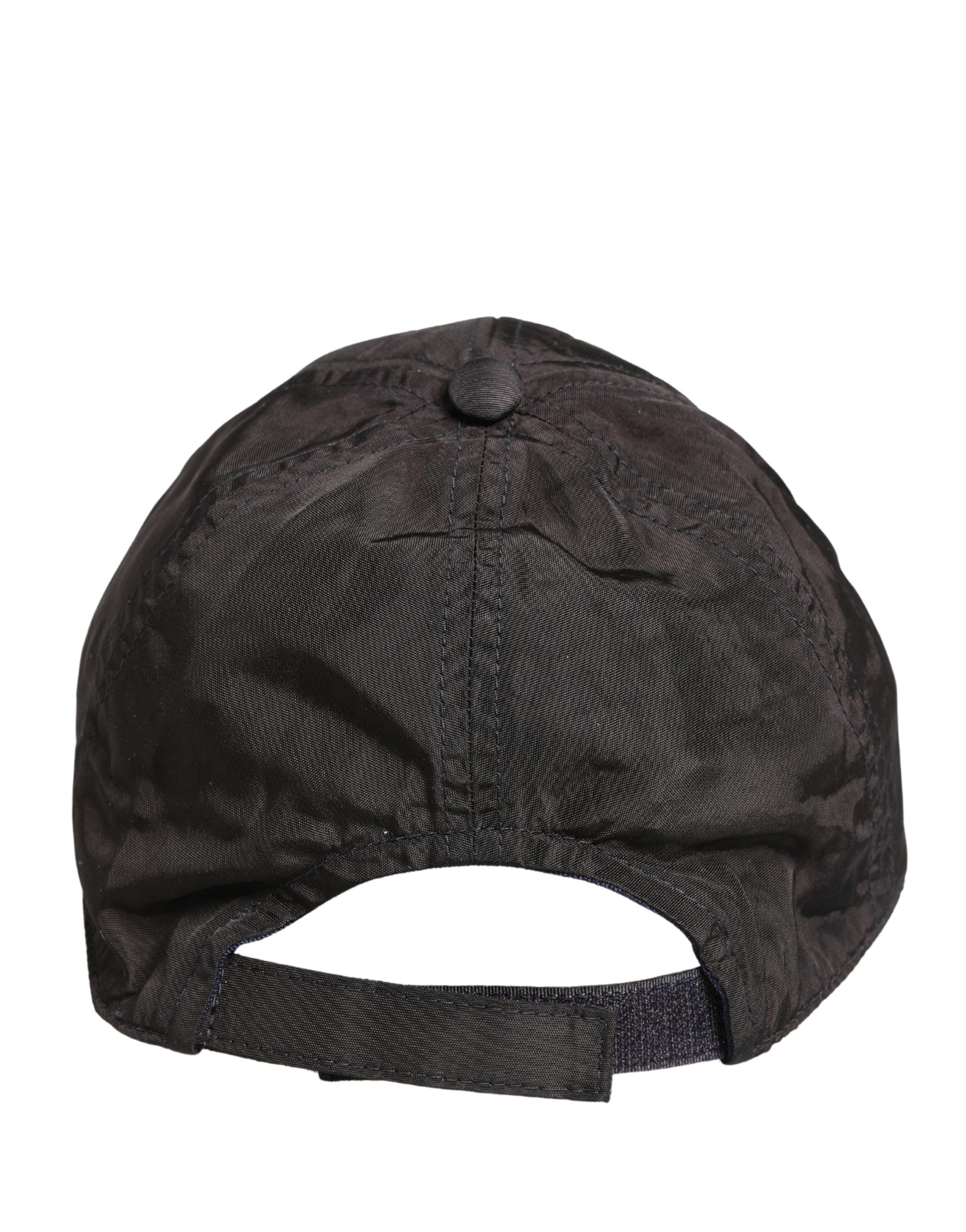 Dolce & Gabbana Men Black Cotton 6 Panels Baseball Cap Hat Curated Luxury Accessories by Orvyn