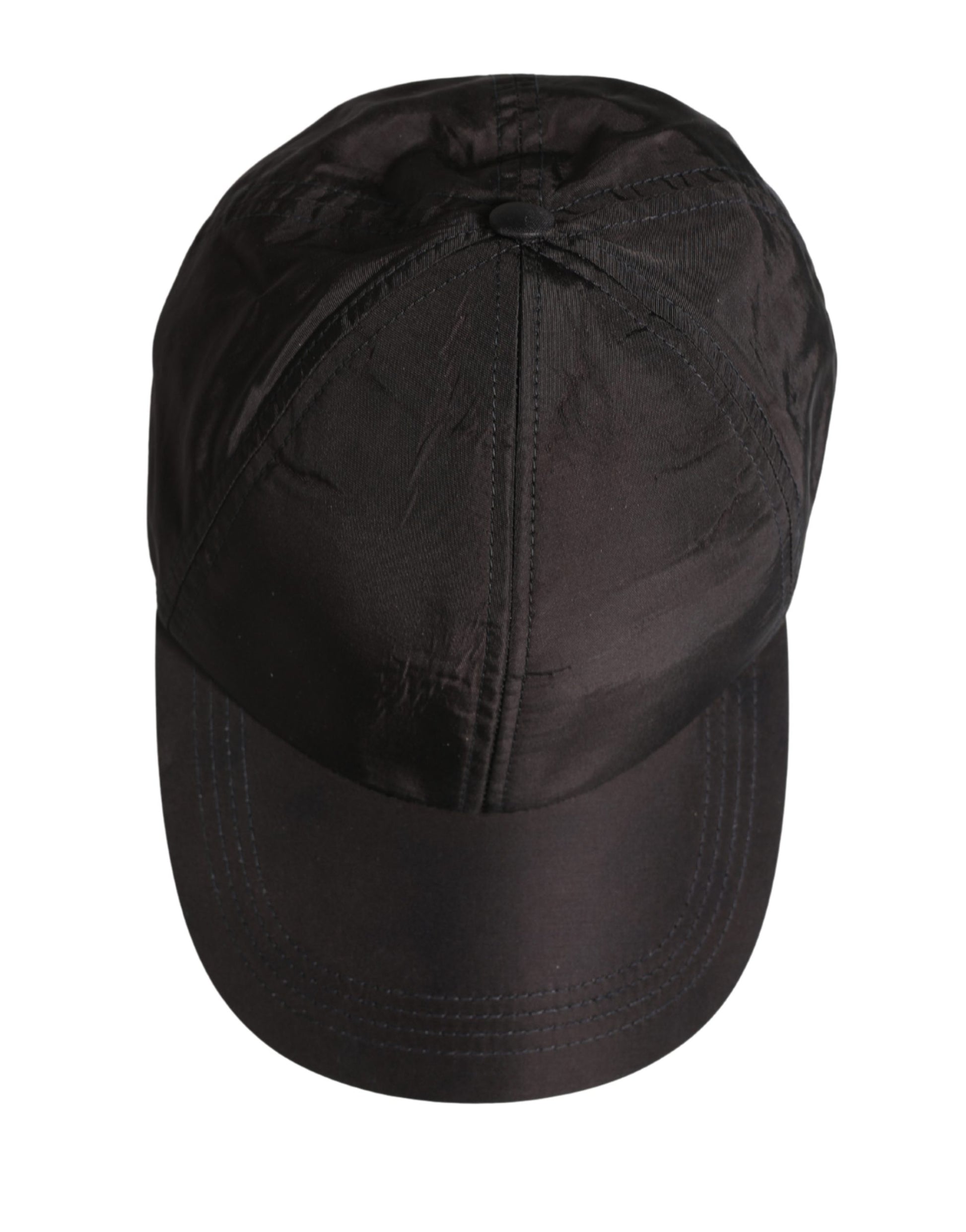 Dolce & Gabbana Men Black Cotton 6 Panels Baseball Cap Hat Curated Luxury Accessories by Orvyn