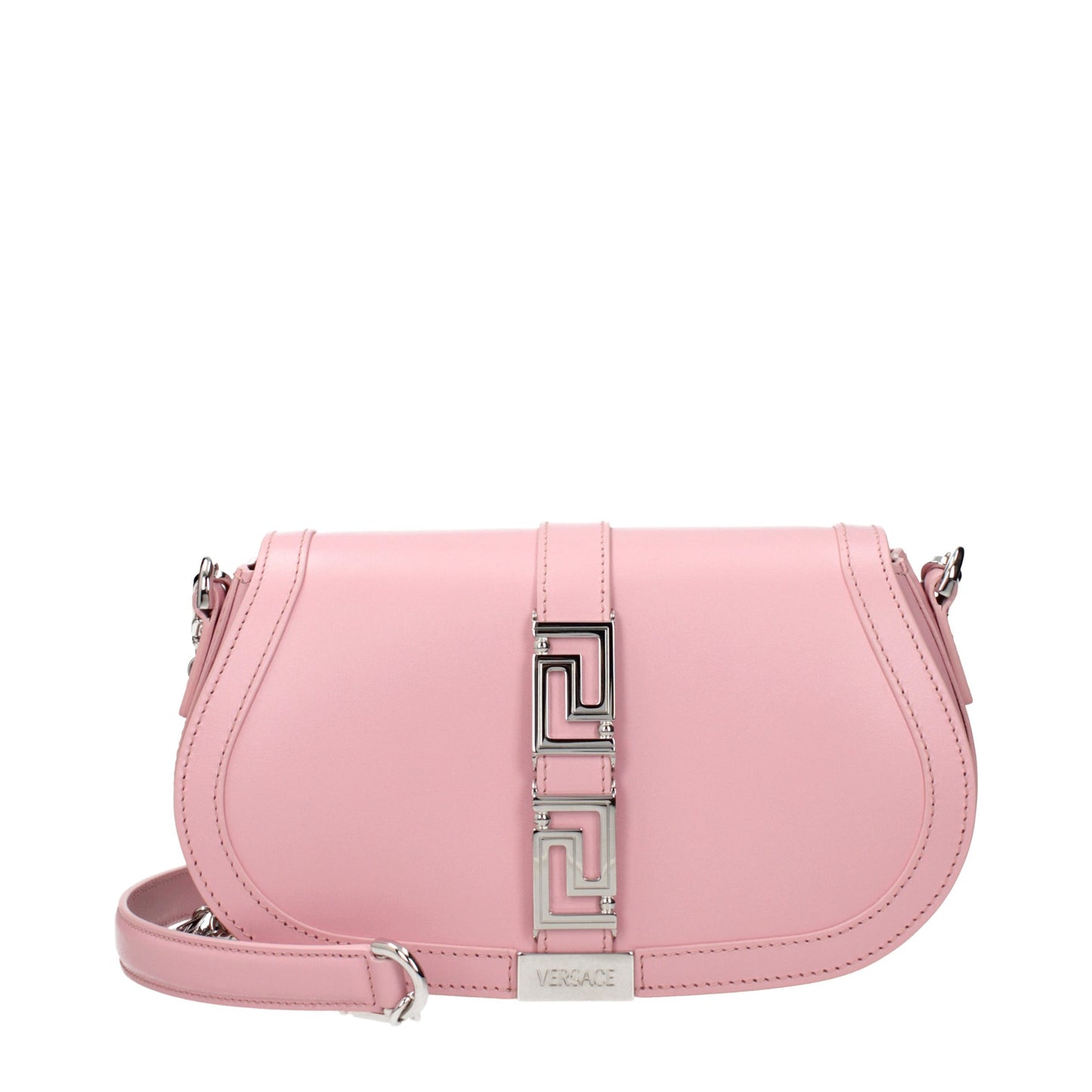 Versace Pink Leather Shoulder Bag Curated Luxury Accessories by Orvyn