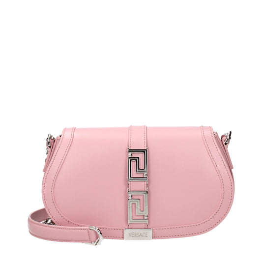 Versace Pink Leather Shoulder Bag Curated Luxury Accessories by Orvyn