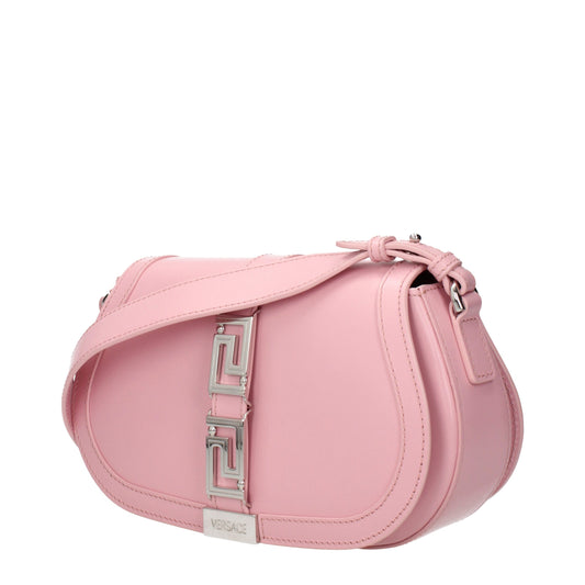 Versace Pink Leather Shoulder Bag Curated Luxury Accessories by Orvyn