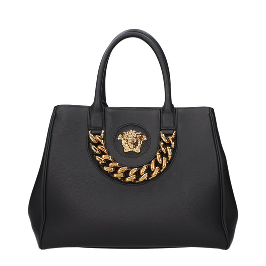 Versace Black Leather Handbag Curated Luxury Accessories by Orvyn