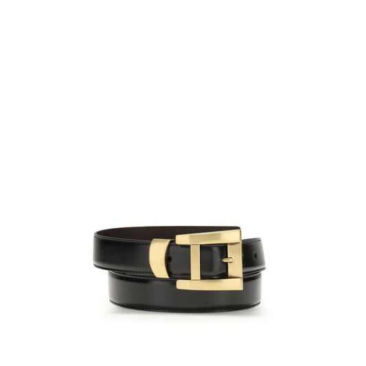 Versace Brown Calf Leather Bos Taurus Regular Belt Curated Luxury Accessories by Orvyn