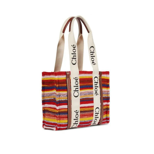Chloé Multicolor Wool Tote Bag Curated Luxury Accessories by Orvyn