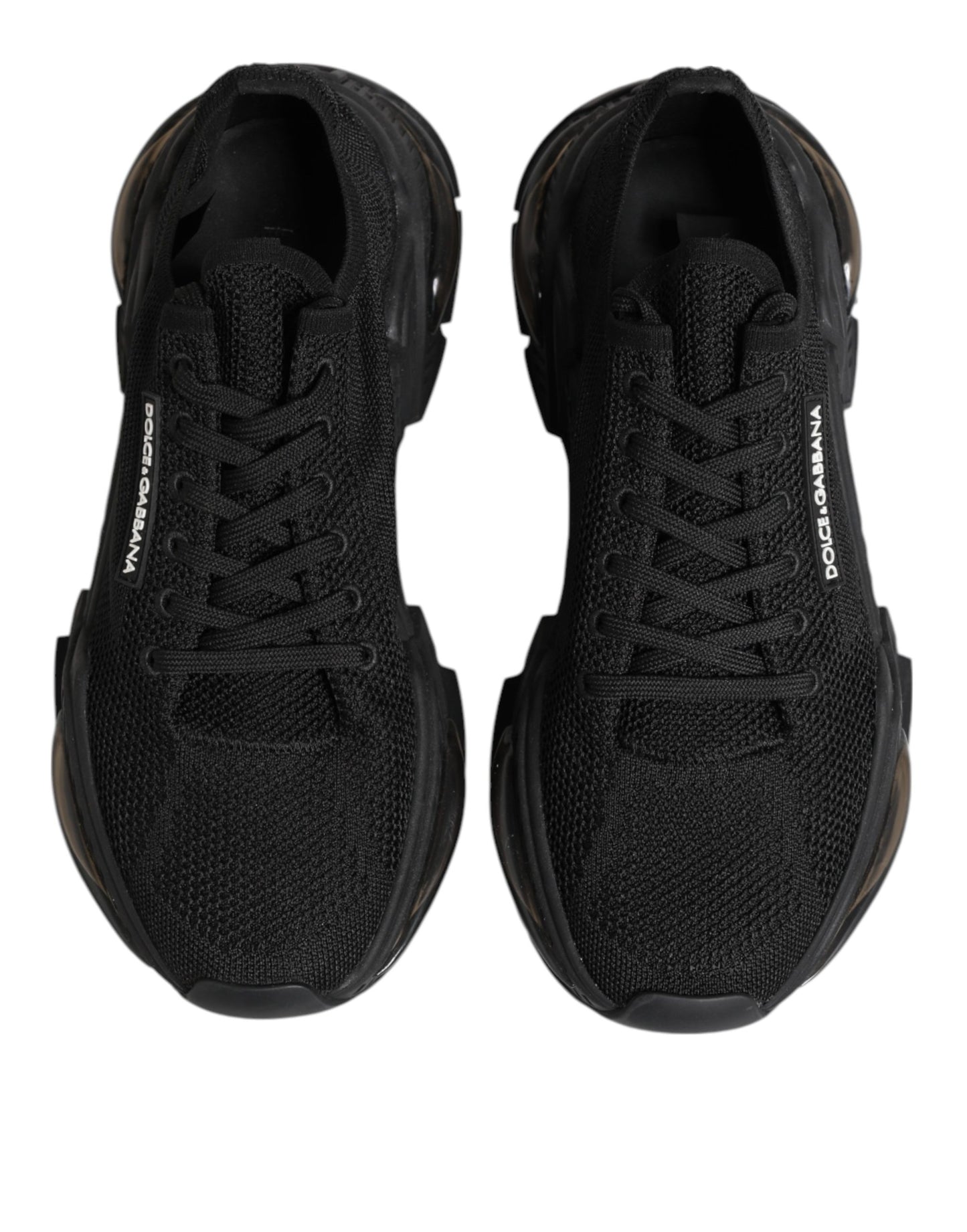 Dolce & Gabbana Black Airmaster Low Top Men Sneakers Shoes Curated Luxury Accessories by Orvyn
