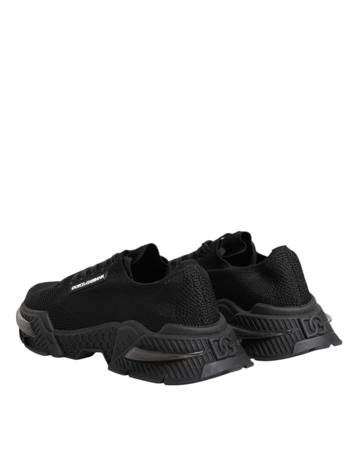 Dolce & Gabbana Black Airmaster Low Top Men Sneakers Shoes Curated Luxury Accessories by Orvyn