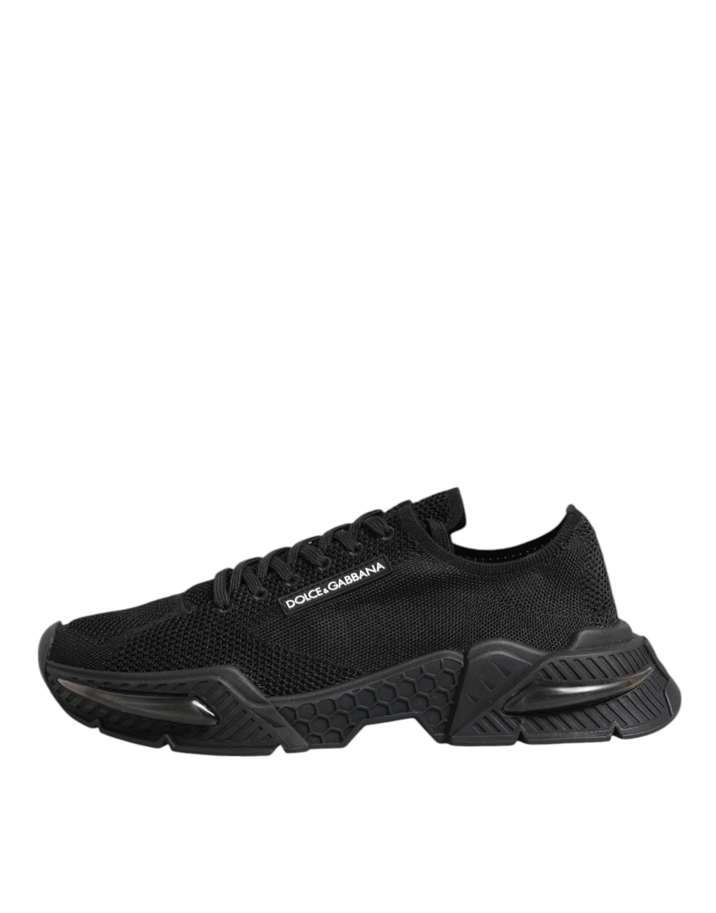 Dolce & Gabbana Black Airmaster Low Top Men Sneakers Shoes Curated Luxury Accessories by Orvyn