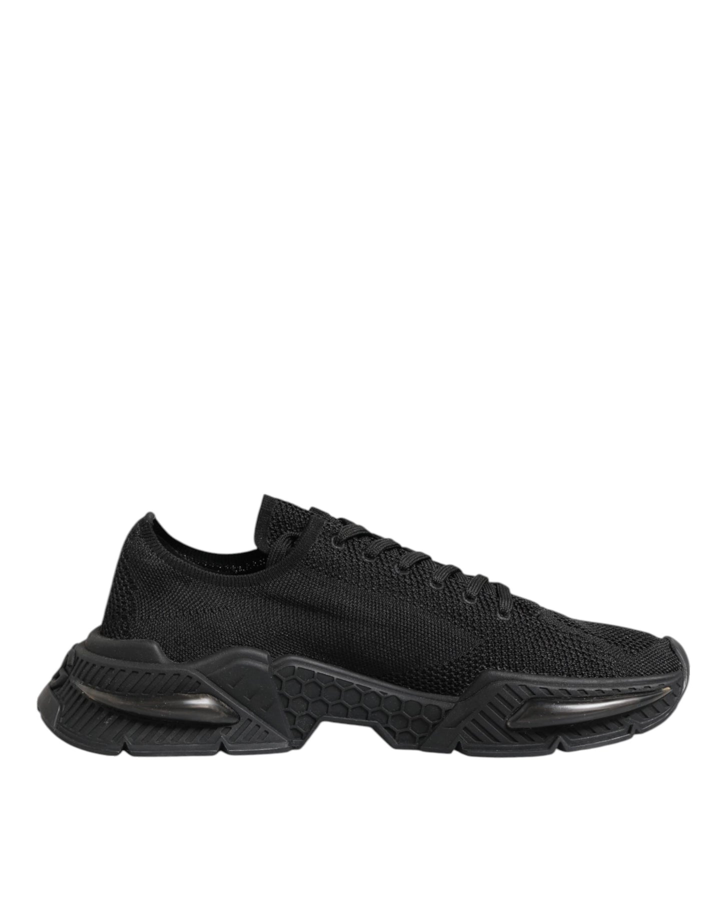 Dolce & Gabbana Black Airmaster Low Top Men Sneakers Shoes Curated Luxury Accessories by Orvyn