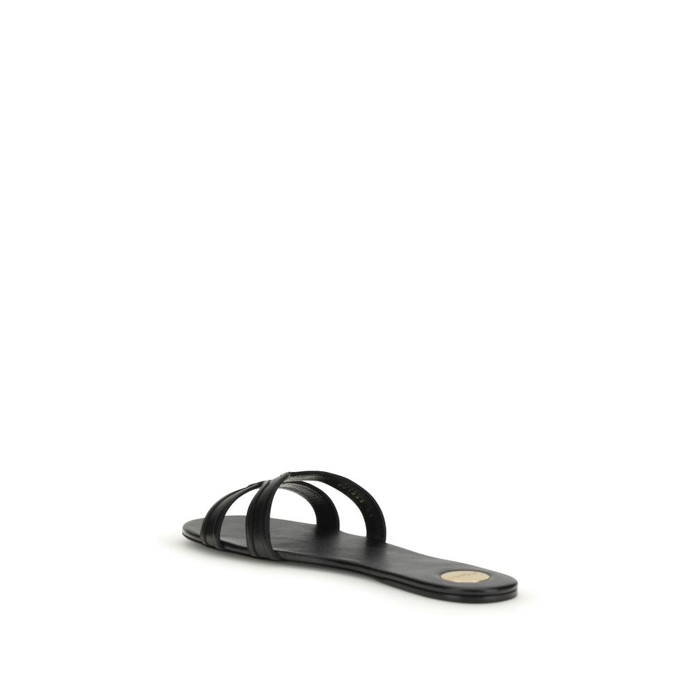 Saint Laurent Black Mabrouka Sandals