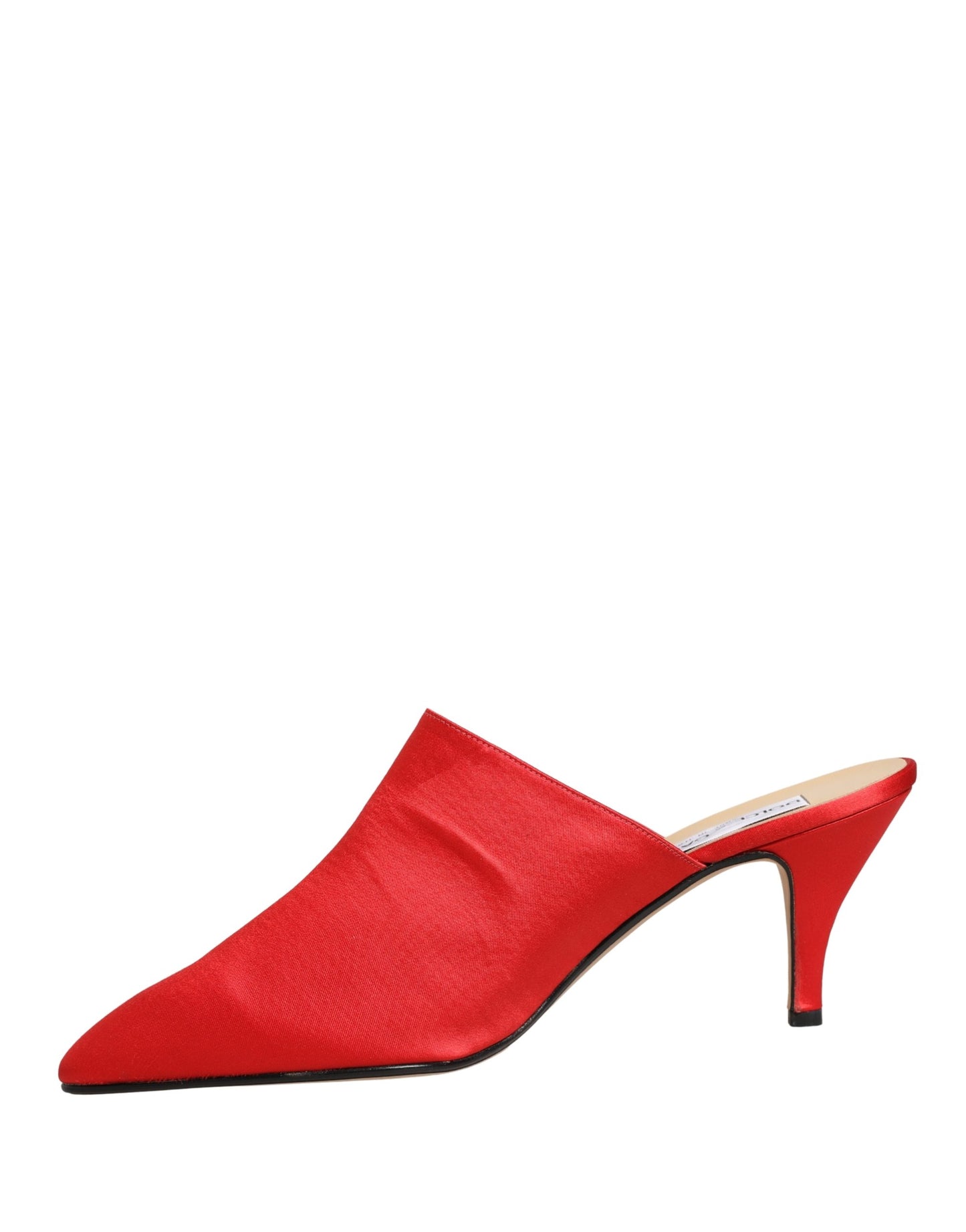Dolce & Gabbana Red Suede Heel Mule Shoes Curated Luxury Accessories by Orvyn