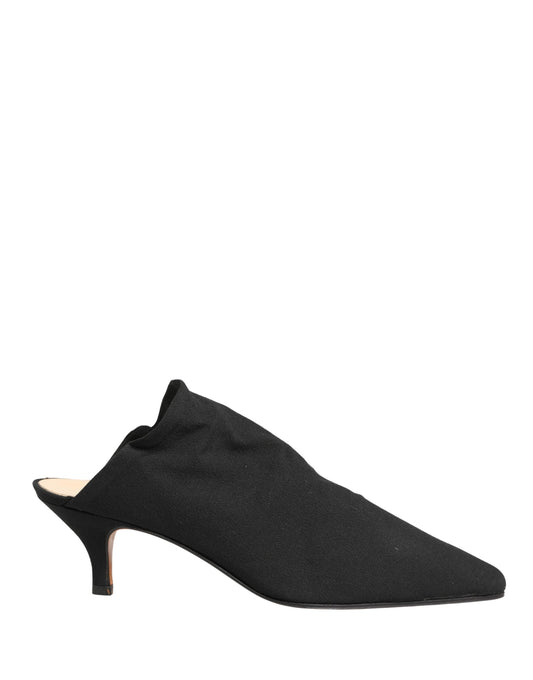 Dolce & Gabbana Black Suede Heel Mule Shoes Curated Luxury Accessories by Orvyn