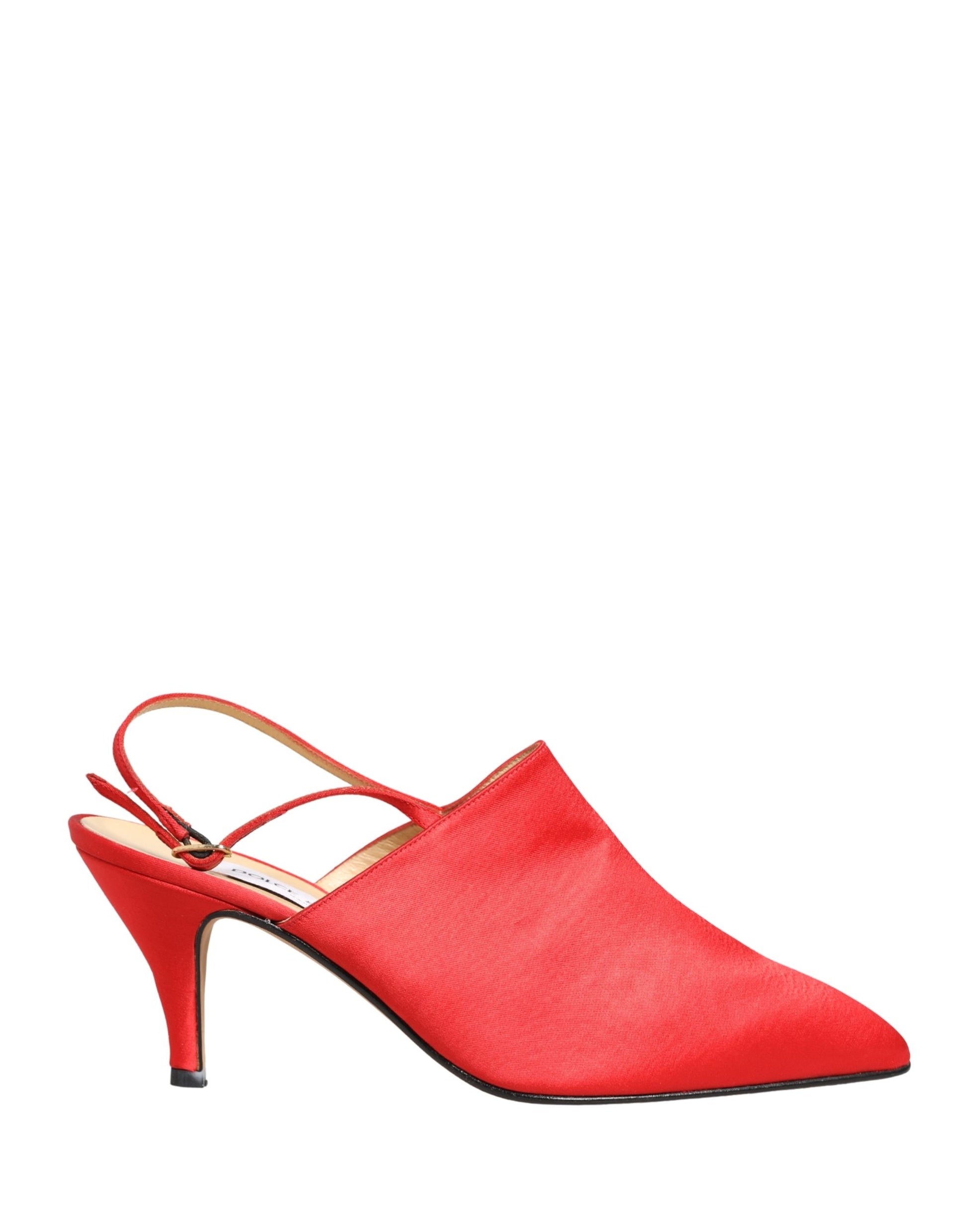 Dolce & Gabbana Red Suede Heel Slingback Shoes Curated Luxury Accessories by Orvyn