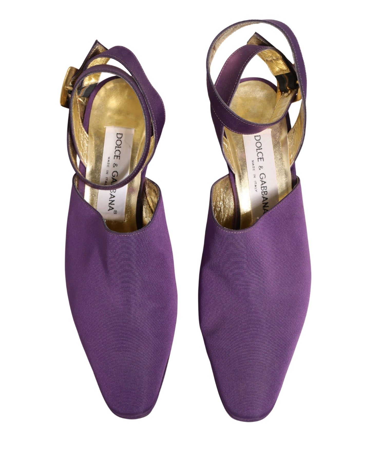 Dolce & Gabbana Purple Suede Sandals Shoes Curated Luxury Accessories by Orvyn
