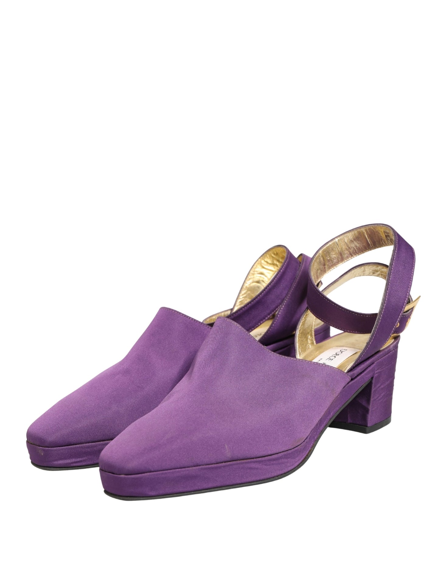 Dolce & Gabbana Purple Suede Sandals Shoes Curated Luxury Accessories by Orvyn
