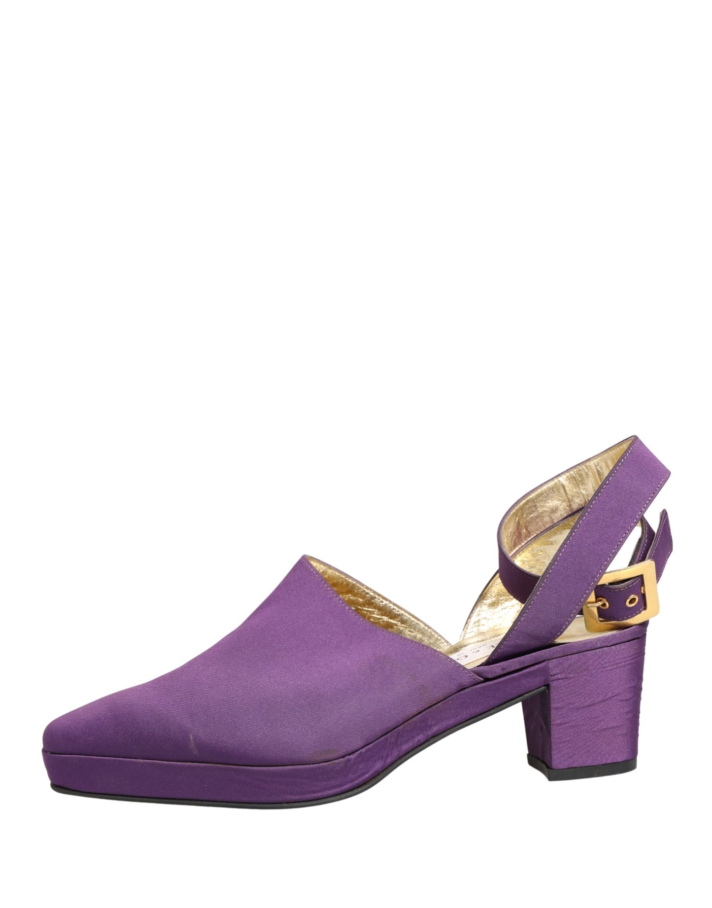 Dolce & Gabbana Purple Suede Sandals Shoes Curated Luxury Accessories by Orvyn